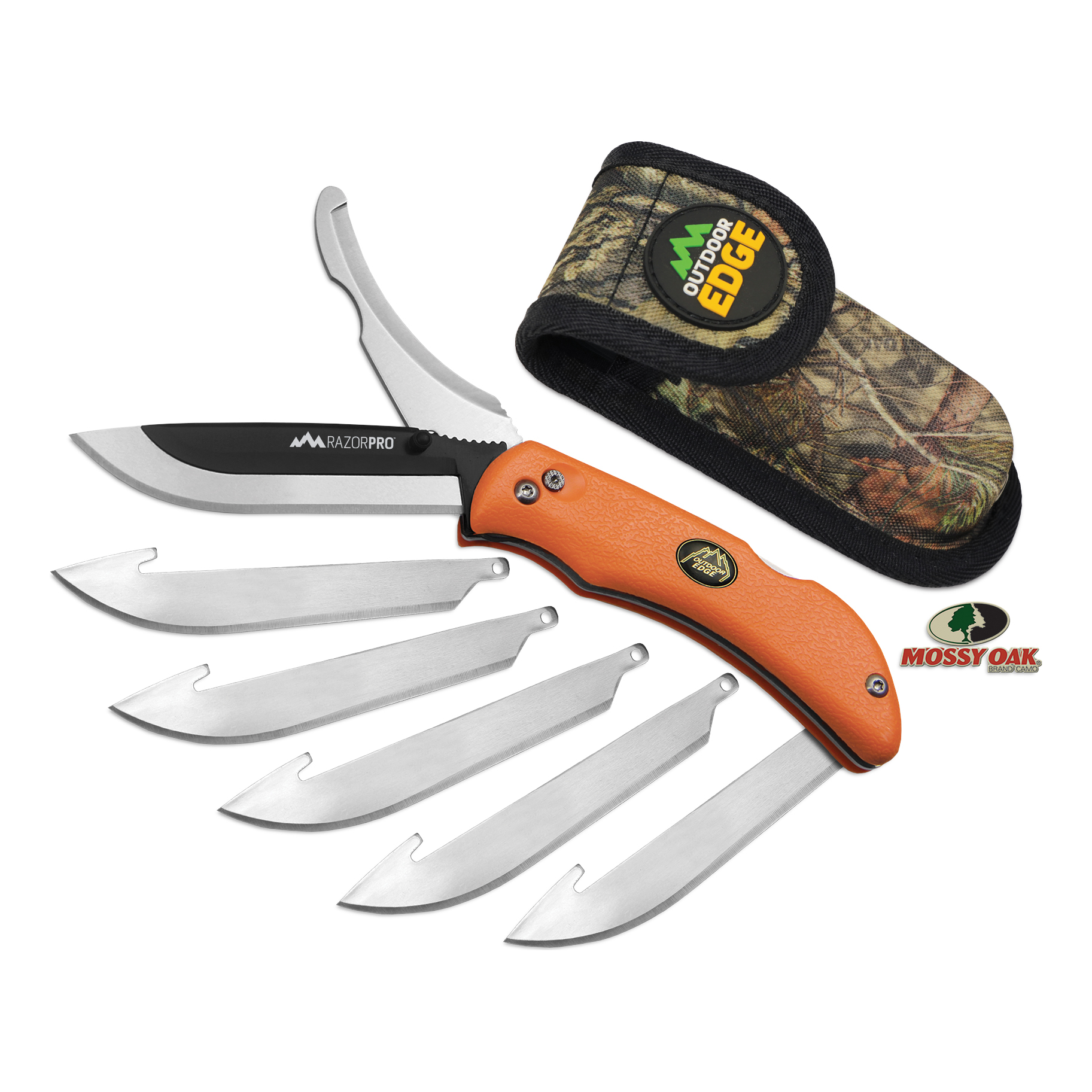 Outdoor Edge RazorPro Replaceable Double-Blade Folding Knife - Blaze ...